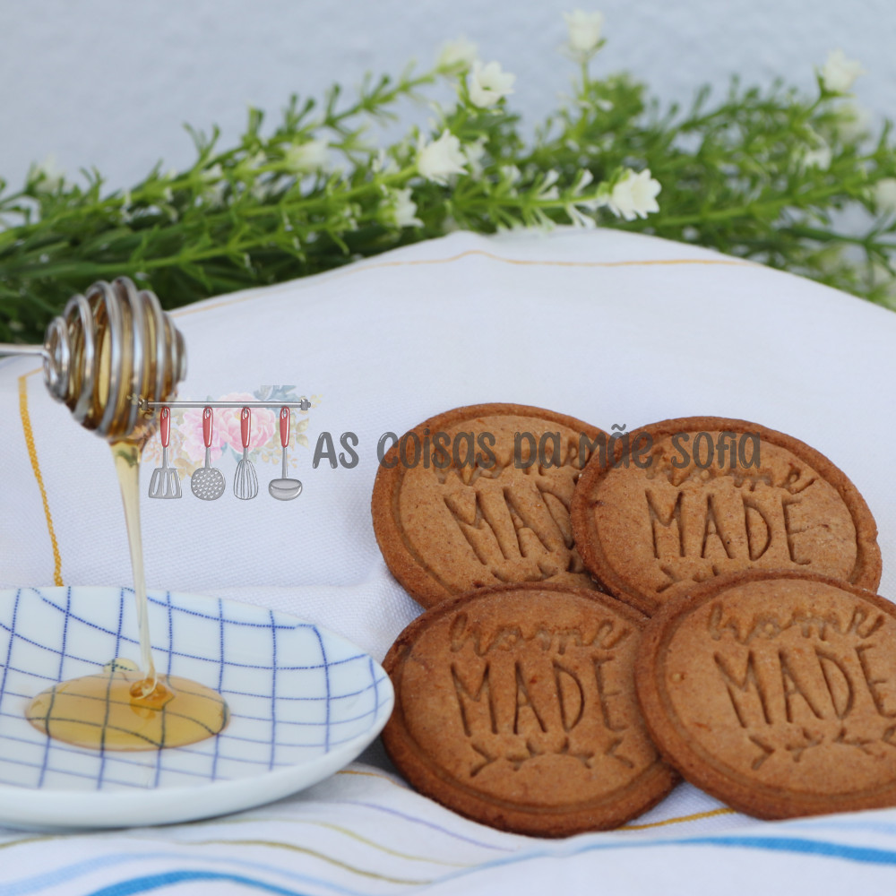 Bolachas Integrais de Espelta e Mel